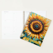 Zonnebloem. Whimsical Zonnebloem, Herfst, Herfst Planner (Display)