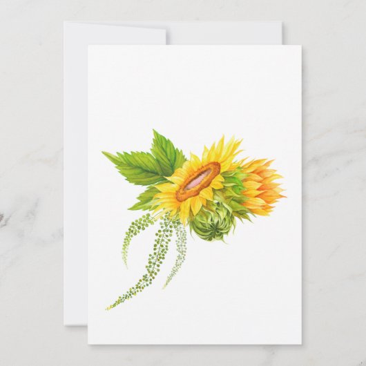 Zonnebloem Wijn Bachelorette Extravaganza Kaart (Achterkant)