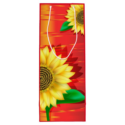 Zonnebloem Wijn Cadeautas (Achterkant)