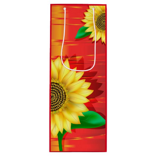 Zonnebloem Wijn Cadeautas (Voorkant)