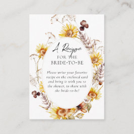 Zonnebloem Wildflower Modern Vrijgezellenfeest Res Informatiekaartje