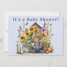Zonnebloem Wildflower Tuin Konijn Baby shower
