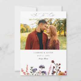 Zonnebloem & Wildflowers Floral Wedding 2 Save The Date