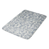 Zonnebloem William Morris Floral Blauw Wit Badmat (Gekanteld)