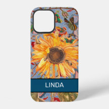 ZONNEBLOEM WILLIAM MORRIS iPhone 12 HOESJE DIY NAA