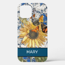 ZONNEBLOEM WILLIAM MORRIS iPhone 12 HOESJE DIY NAA