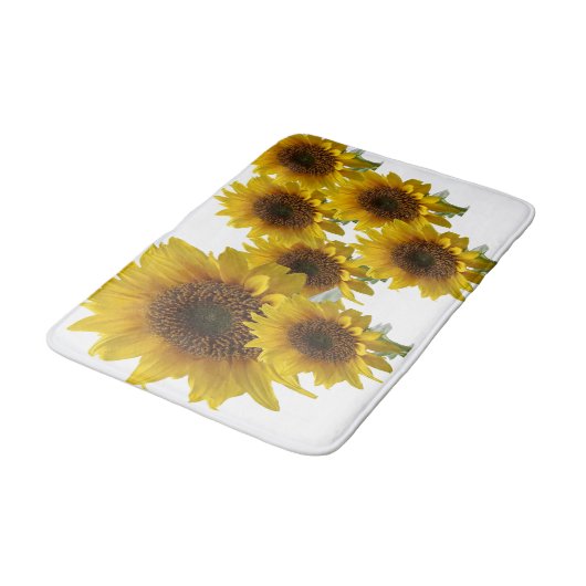 Zonnebloem, witH-mat Badmat (Gekanteld)