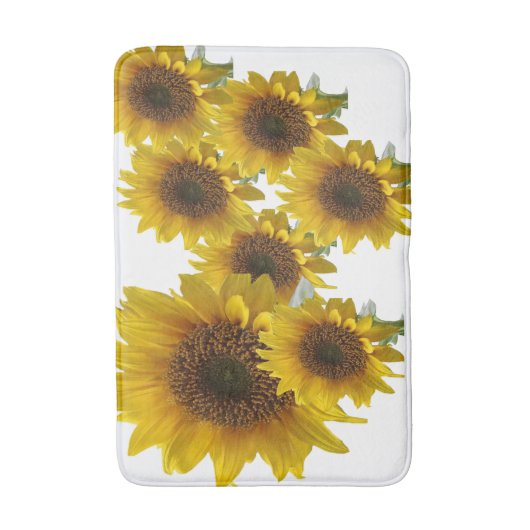 Zonnebloem, witH-mat Badmat (Voorkant Verticaal)
