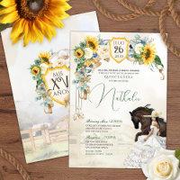 Zonnebloem Witte Waterverf Charra Quinceanera
