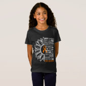 Zonnebloem/Woorden CRPS T-shirt (Voorkant volledig)