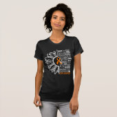 Zonnebloem/Woorden CRPS T-shirt (Voorkant volledig)