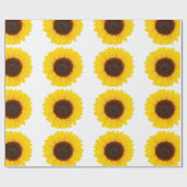 Zonnebloem wrapping film cadeaupapier (Vlak)
