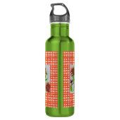 Zonnebloem Wren Waterfles Waterfles (Achterkant)