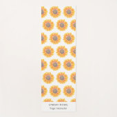 Zonnebloem Yoga-instructeur Yogamat (Voorkant)