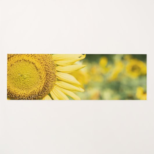 Zonnebloem Yoga Mat – Non-Slip & Mooi Ontwerp (Voorkant (horizontaal))