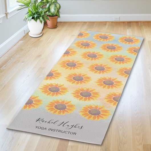 Zonnebloem Yogadocent Yogamat