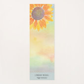Zonnebloem Yogadocent Yogamat (Voorkant)