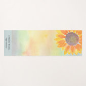 Zonnebloem Yogadocent Yogamat (Voorkant (horizontaal))