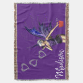 Zonnebloem Zachte Drijnband Deken (Voorkant Verticaal)