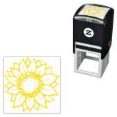Zonnebloem Zelfinktende Stempel (In situ)