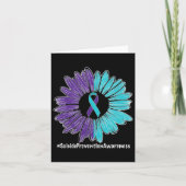 Zonnebloem Zelfmoordpreventie Kaart (Voorkant)