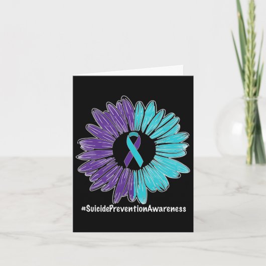 Zonnebloem Zelfmoordpreventie Kaart (Voorkant)