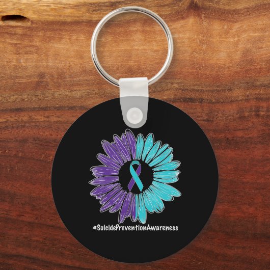 Zonnebloem Zelfmoordpreventie Sleutelhanger (Voorkant)