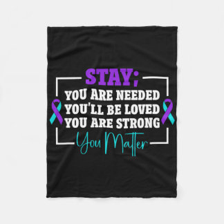 Zonnebloem Zelfmoordpreventie Zelfmoordbewustzijn  Fleece Deken