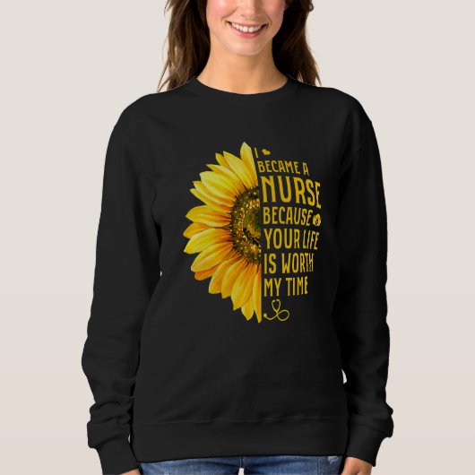 Zonnebloem Zenuwstelselvrouwen Moederdag Trui (Voorkant)