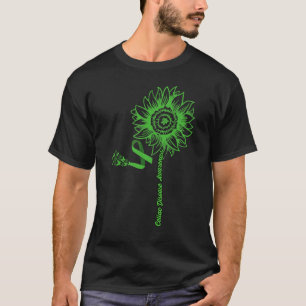 Zonnebloem Ziekteziekte Bewustmaand T-shirt
