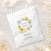 Zonnebloem Zomer Botanische Tuin Bruiloft Bedankzakje (Geknipt)