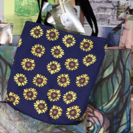 Zonnebloem zomer zon tote bag