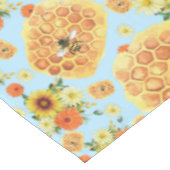 Zonnebloem Zomnebloem Zomende honingbijen en honin Tafelkleed (Gekanteld)