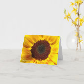 Zonnebloem Zon - Opmerking Kaart (Gele Bloem)