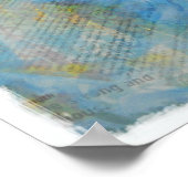 Zonnebloem zonder angst Poster (Hoek)