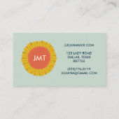 Zonnebloem Zonnebloem, bloeiend Initiaal Kortingskaartje (Achterkant)