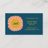 Zonnebloem Zonnebloem, bloeiend Initiaal Visitekaartje (Achterkant)