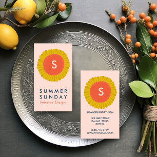 Zonnebloem Zonnebloem, bloeiend Initiaal Visitekaartje