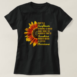 Zonnebloem, Zonnebloem, orkaan- Feminine,   T-shirt