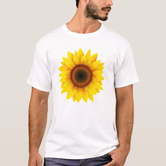 Zonnebloem - Zonnebloem, Shirt van Floral Tee Shir (Voorkant)