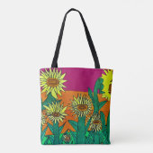 Zonnebloem Zonnebloem tas (Achterkant)