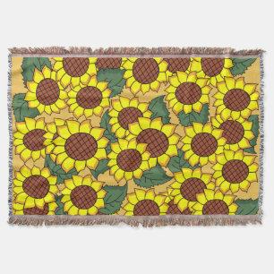 Zonnebloem, zonnebloemen deken