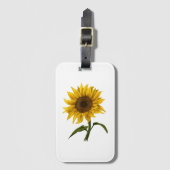Zonnebloem Zonnebloemen Waterverf Bloem Bagagelabel (Voorkant (verticaal))