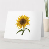 Zonnebloem Zonnebloemen Waterverf Bloem Kaart (Voorkant)