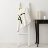 Zonnebloem Zonnebloemen Waterverf Bloem Sherpa Deken (In situ)