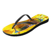 Zonnebloem Zonneschermen Chic Teenslippers (Schuin)