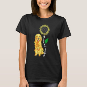 Zonnebloem Zonneschijn Gouden Retriever Huisdier H T-shirt