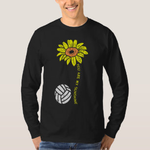 Zonnebloem Zonneschijn Volleybal Coach Speler Mann T-shirt