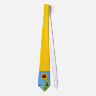 zonnebloem zonnewijzer stropdas