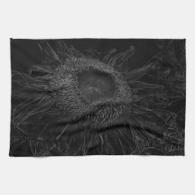 Zonnebloem zwart en wit ontwerp voor Florence